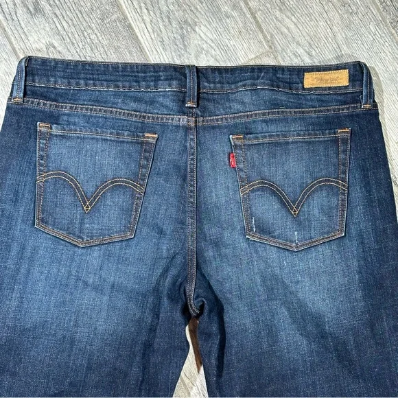 Ladies LEVI’S 545 Dark Wash 545 Ankle Skinny Jeans 16 - Picture 8 of 10